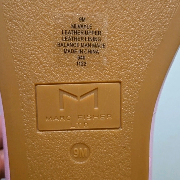 Marc Fisher Ltd Women's Vayle Pink Women's Slippers Sandals Sz 9 - Picture 8 of 8